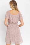 Taupe Lilac Star Dress