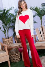 White Sweater, Red Heart