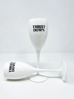 Thirst Down Wine Glasses