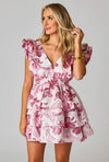 Hudson Pink Flair Shortie Dress