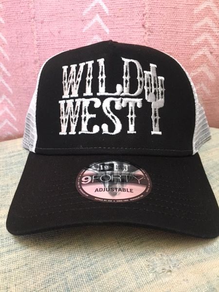 Wild West Black SnapBack Hat