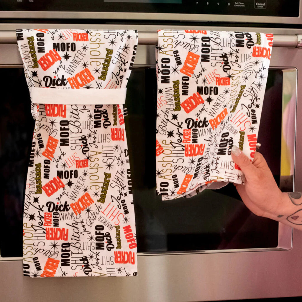 Sweary Words Kitchen Towel