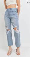 Light Denim Dad Jeans