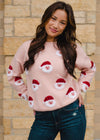 Pink Santa Sweater