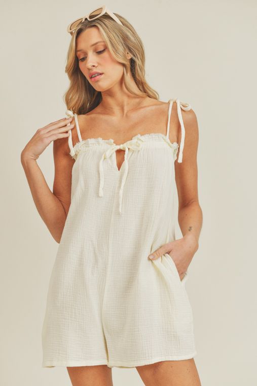 Tie Strap Romper