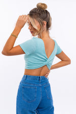 Twist Back Crop Top