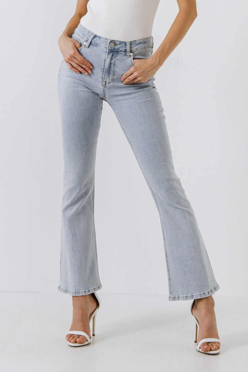 Light Flare Denim Jeans