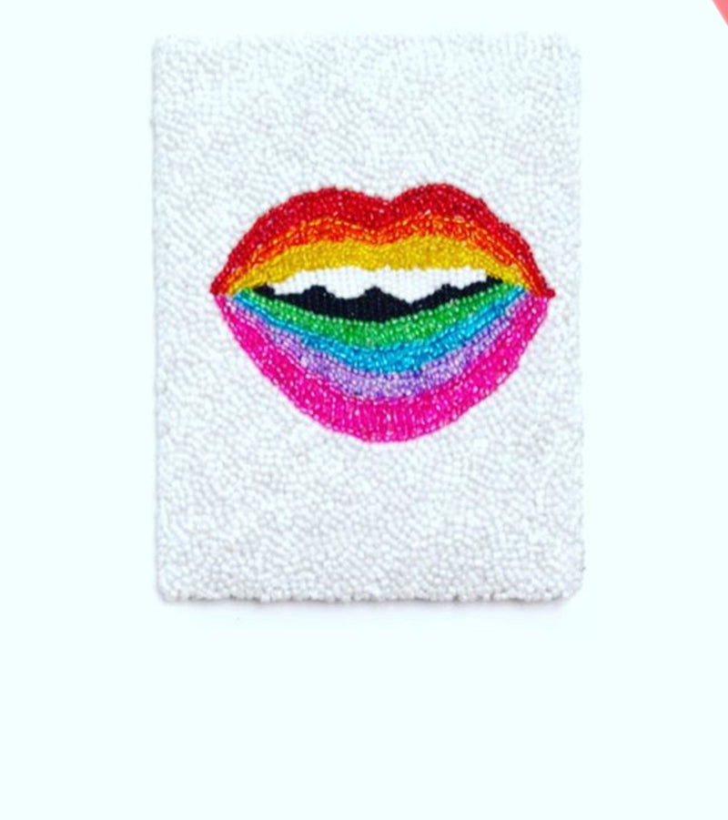 Rainbow Lips Passport Cover or Wallet