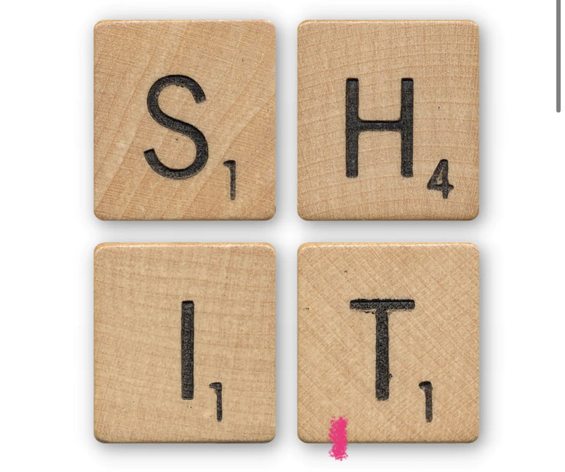 Scrabble Set Coasters