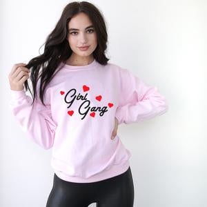 Girl Gang Pink Hearts