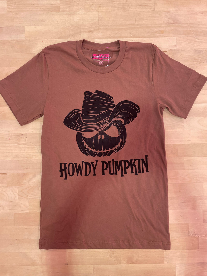 Howdy Pumpkin Western Halloween