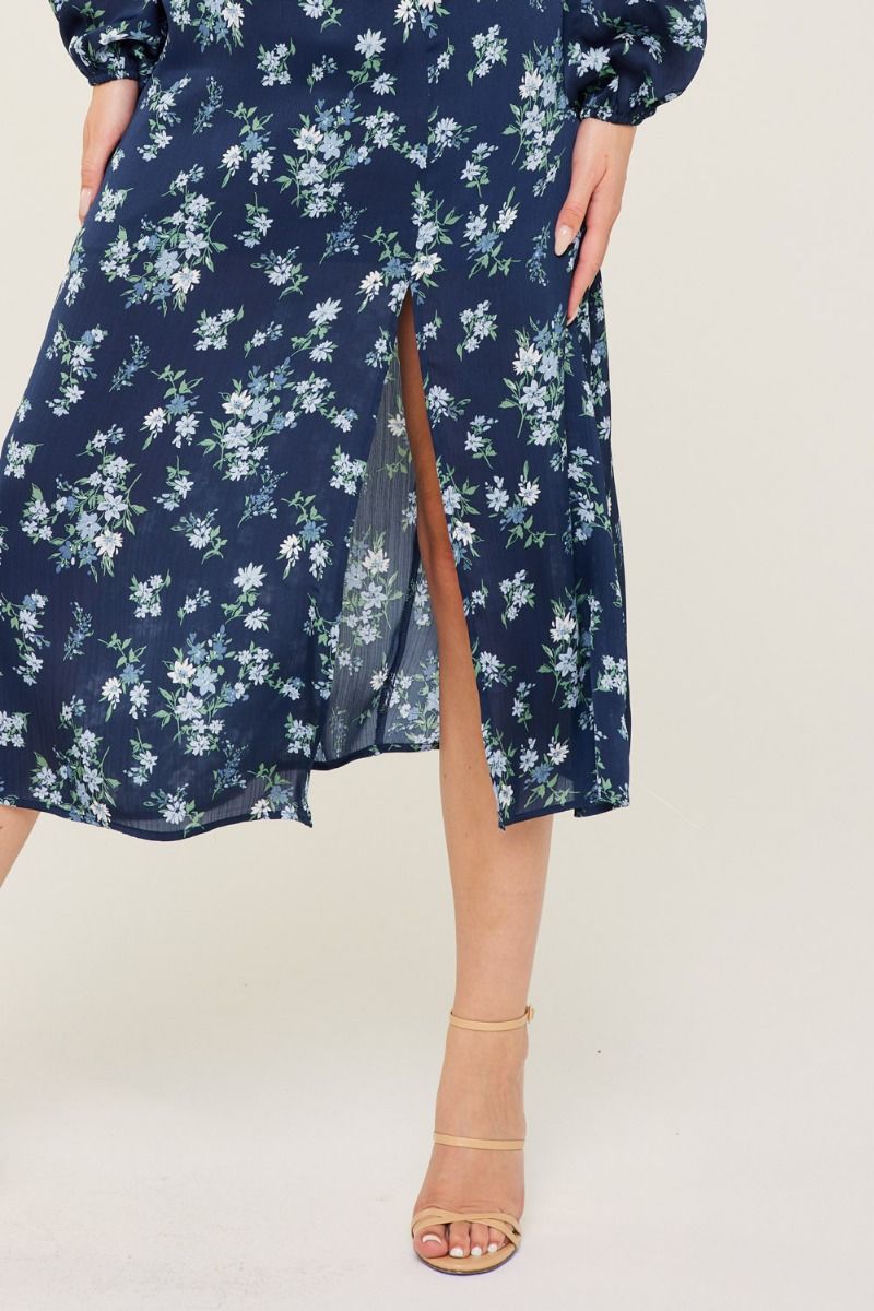 Tie Back Midi Dress