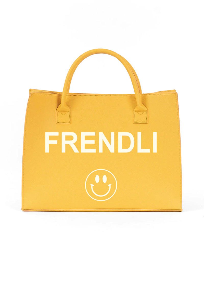 Frendli  Vegan Tote-Lemon