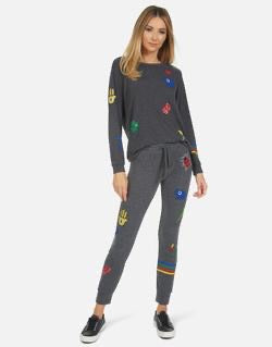 Lauren Moshi Lucky Elements Sweatpant