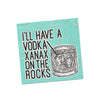 Vodka Rocks Cocktail Napkins