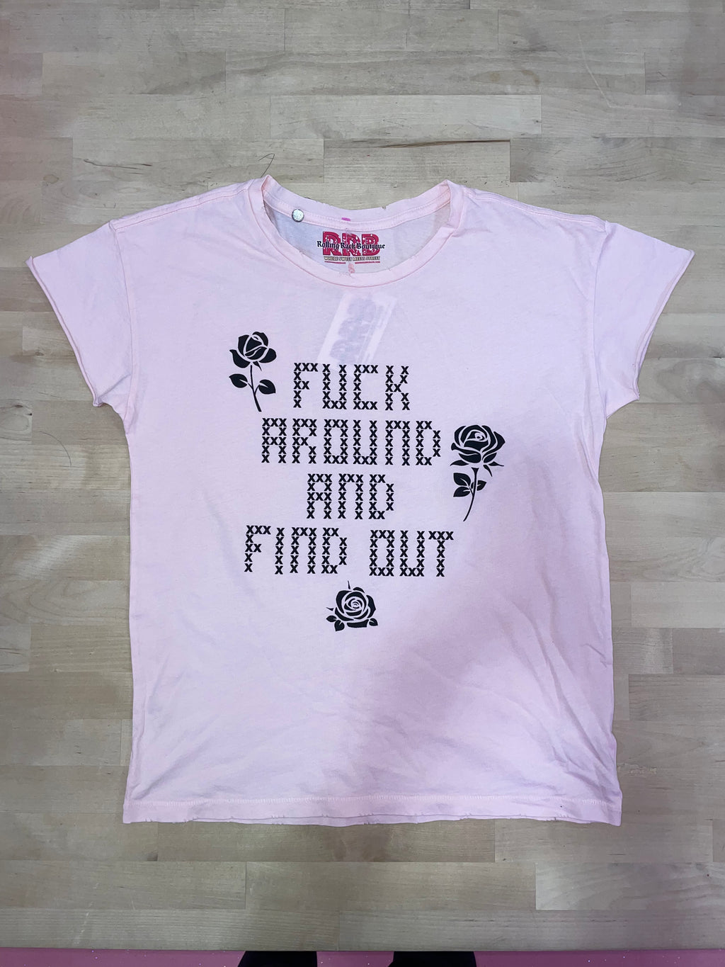 Fuck Around and Find Out Flowers Graphic