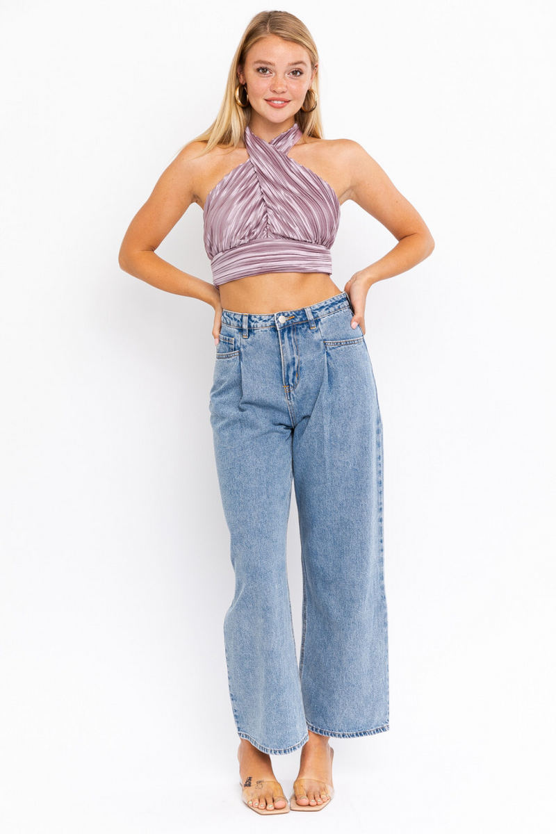 Halter Neck Crop Top