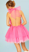 Ruffle Mesh Dress