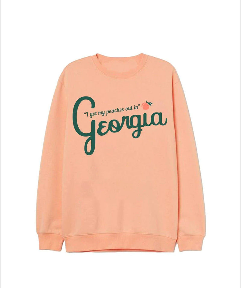 Georgia Peaches Crewneck