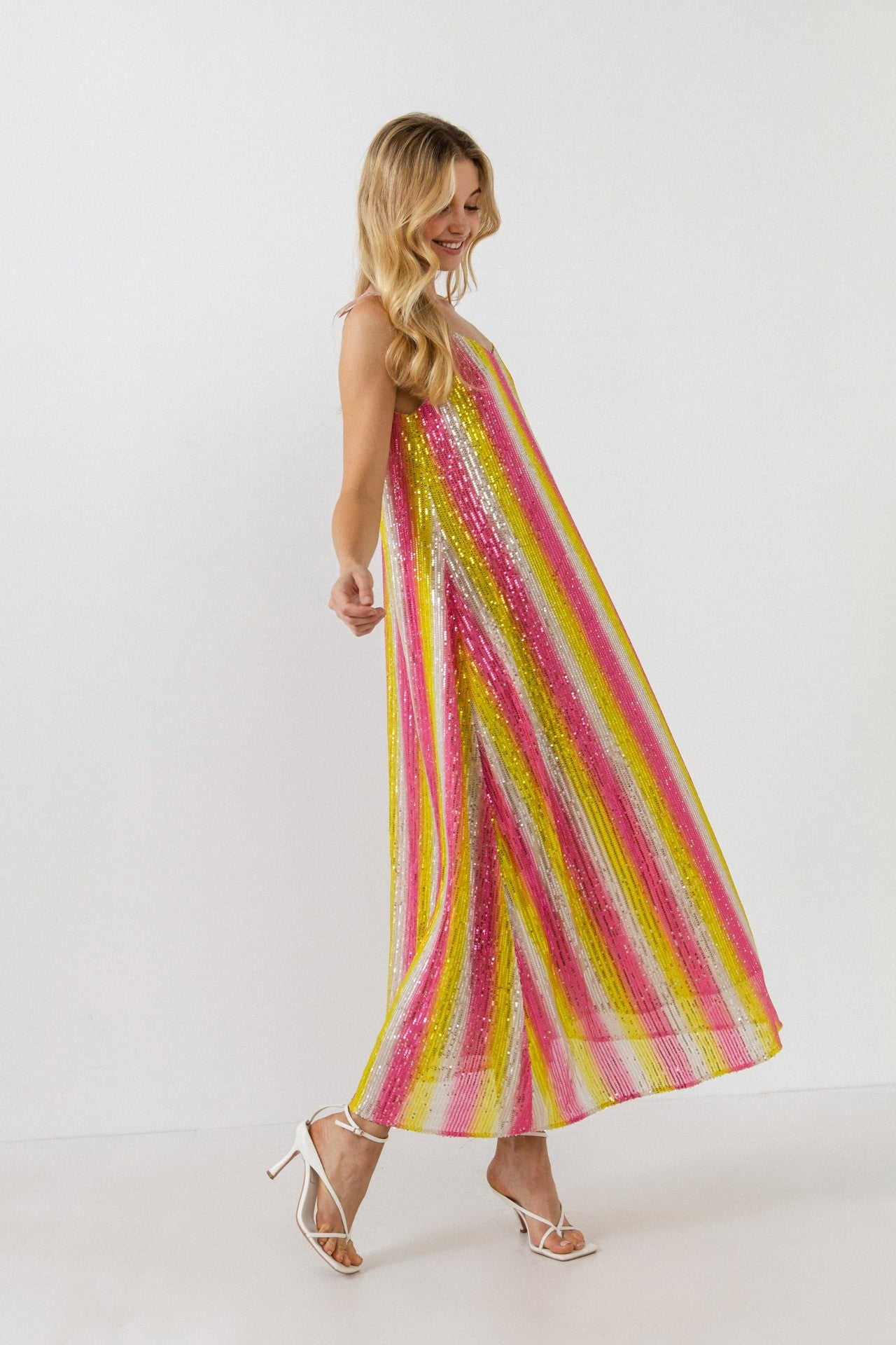 sequin stripe maxi dress Jovani Sequin-Stripe Long Prom Dress 22314 Olive/Lime / 0