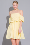 Yellow Eyelet Dress