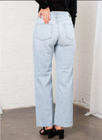 Scissor Cut Relaxed Fit Light Denim