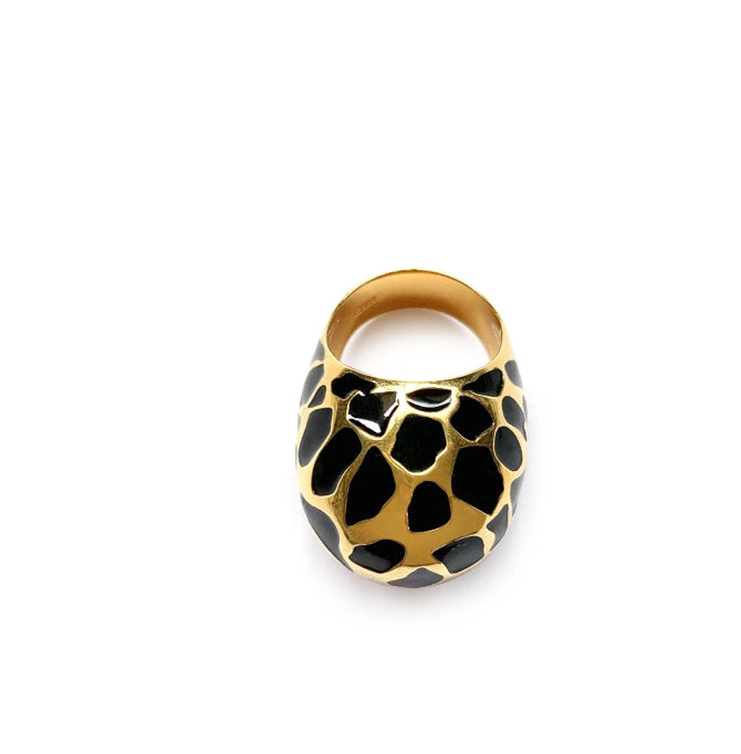 Leopard Dome Ring