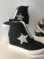 High Top Wedge Sneaker