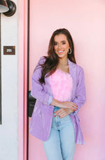 Crushed Velvet Blazer