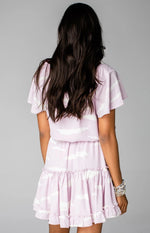 Pink Tiger Flutter Mini Dress