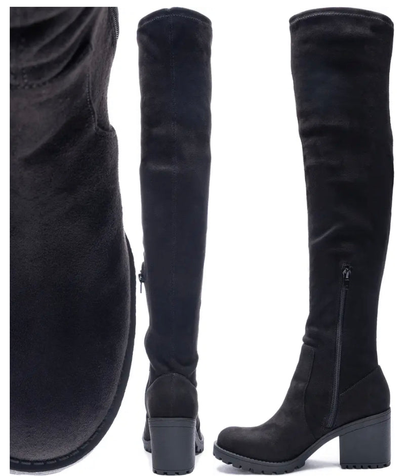 Linzy SUEDETTE Over the Knee Boot