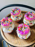 Donut Shop Cupcake Candles w/glitter