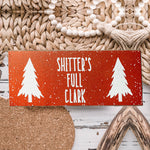 Deck the Halls Funny Holiday wooden Sign