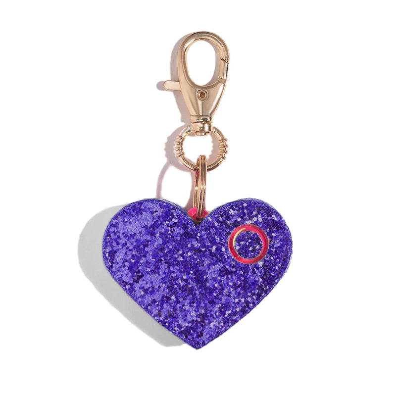 Glitter Heart Personal Alarm