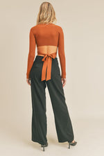 Tie Back Knit Top
