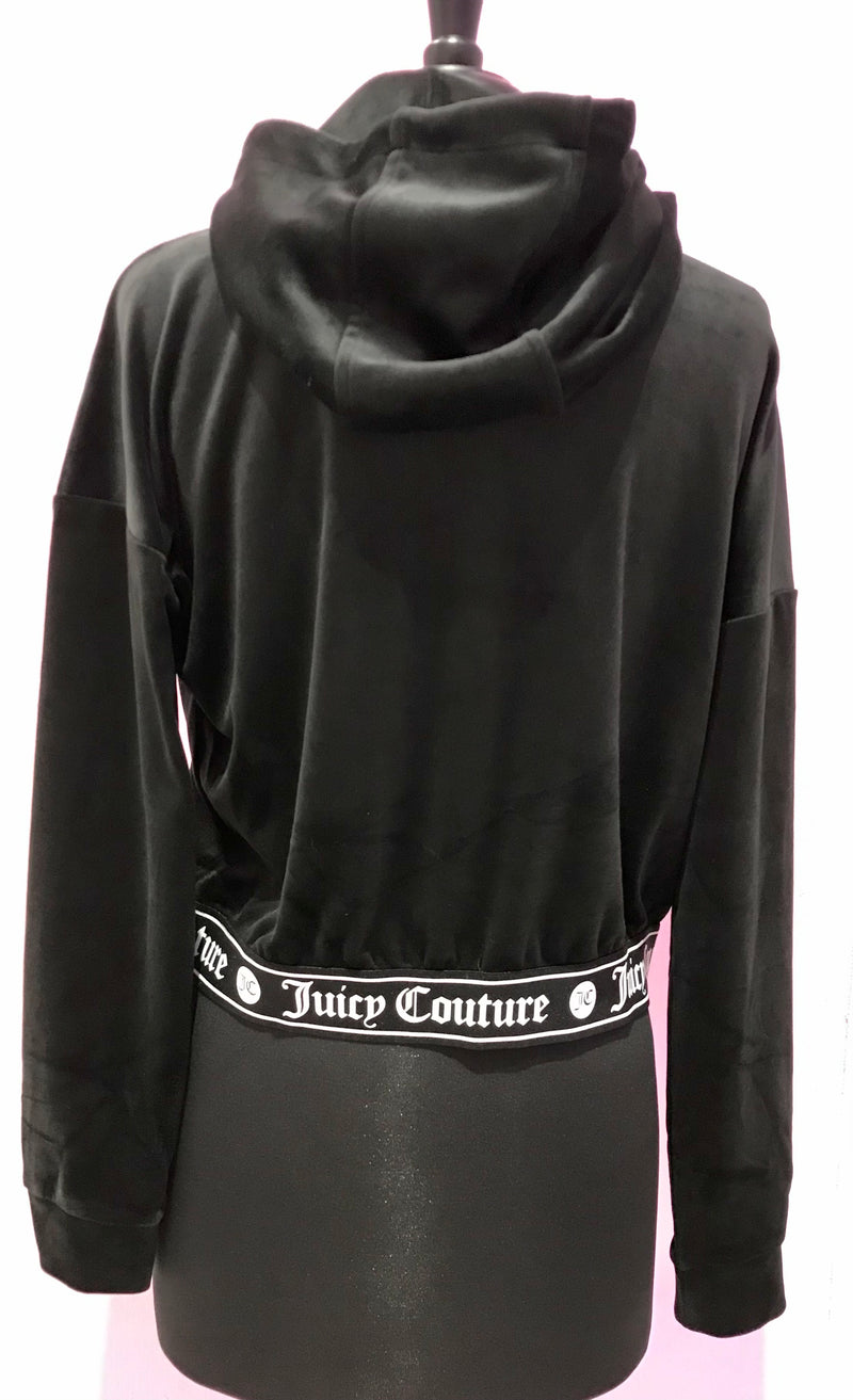 Juicy Couture Cropped Long Sleeve Hoodie