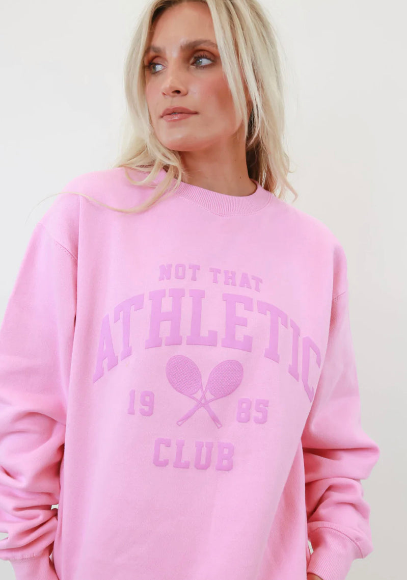 Not Athletic Pink Puff Sweatshirt