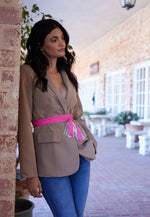 Soft Braided Wrap Belt