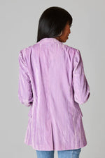 Crushed Velvet Blazer