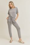 Jumpsuit with Dolman Sleeves