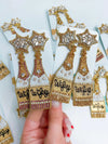 Wifey Beaded Bottles Earrings
