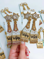 Wifey Beaded Bottles Earrings