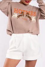 Hotmes Tan Crewneck