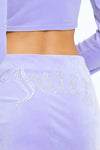 Luxe Velour Micro Mini Skirt Juicy Couture