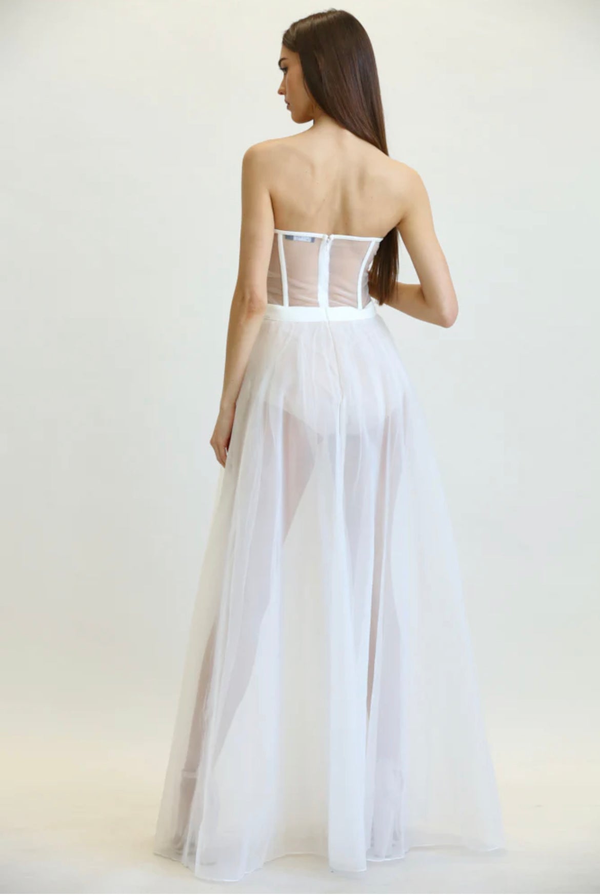 white constructed corset waist blazer dress CORSET JACKET -20% Corset Blazer is an elegant interpretation of the classic jacket with an emphasis on the corset silhouette. The restrained design and delicate shade make this model an perfect choice