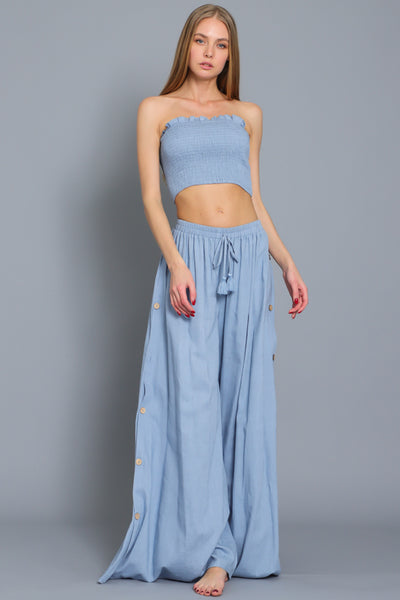 Dusty Blue Two Piece Set