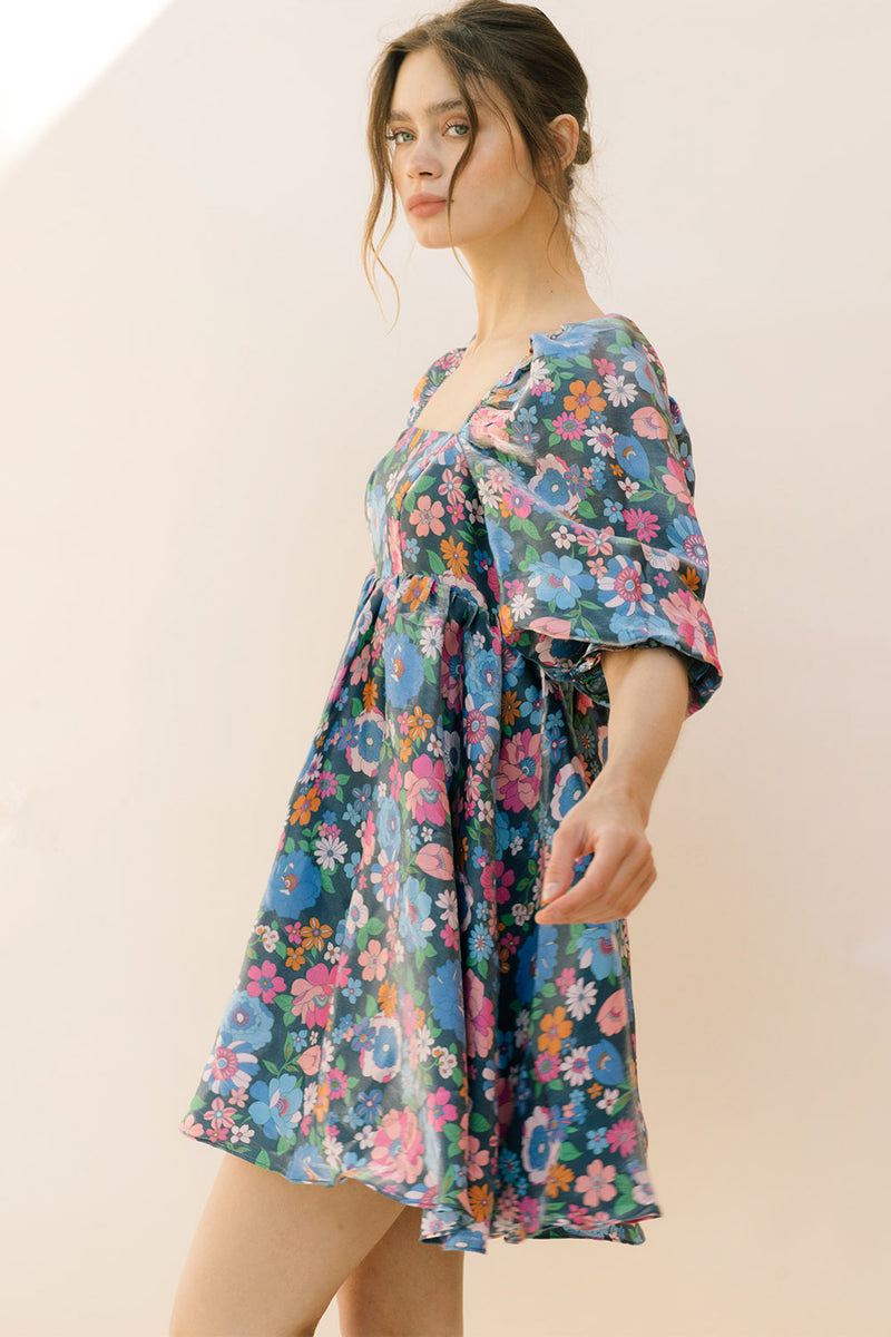 Floral Babydoll Dress
