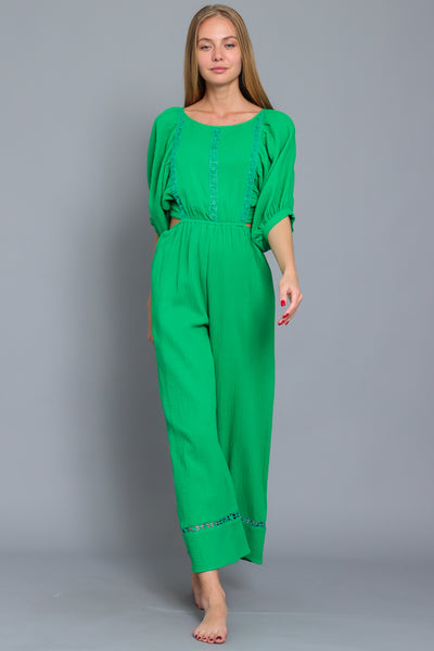 Kelly Green Jumpsuit