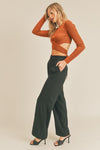 Tie Back Knit Top