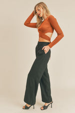 Tie Back Knit Top